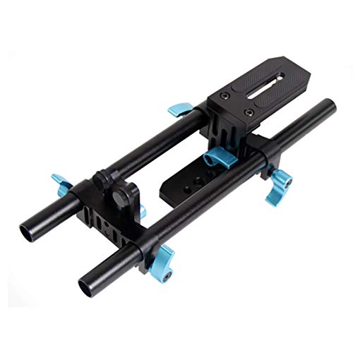 Evita vibraciones en tu lente con este soporte de varilla de 15 mm y placa para trípode DSLR 2
