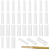 HJZHII 150 Stück Schrumpfschläuche Schnürsenkel, 3 Größen Schnürsenkel Endkappen Schnürsenkel-Spitze Transparent Seilkopf Versiegelungs Schrumpfschlauch für Reparatur Schnürsenkelenden Schutz