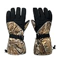 Smoneyful Heated Gloves for Men Women WInter Waterproof Touchscreen 3 Heating Levels Electric Hand Warmer for Skiing Hunting Outdoor Work Motorcycle Snowboarding