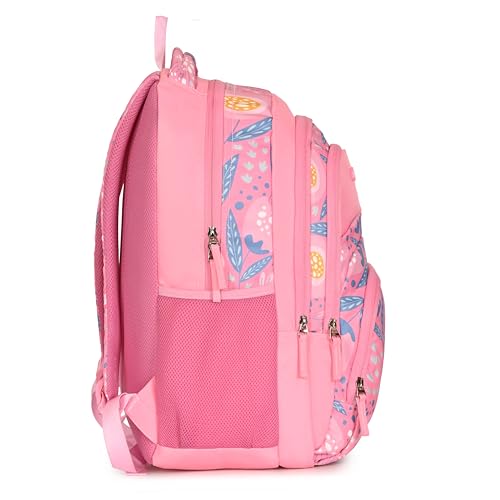 Image of BEAUTY GIRLS BY HOTSHOT FLORAL 1594|SCHOOL BAG|TUTION BAG|COLLEGE BACKPACK|LARGE SIZE|WATER RESISTANT|19 INCH|FOR GIRLS & WOMEN|36 LITERS BACKPACK