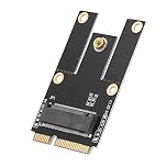 M.2 NGFF to PCI-E Adapter Card, Bewinner M.2 NGFF to Mini PCI-E Adapter Notebook Wireless WiFi Bluetooth Network Card Converter Network Interface Cards