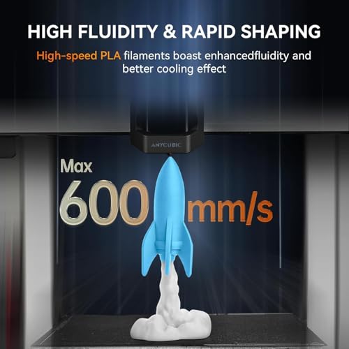 Image of TECBEARS Matte PLA Filament Rapid 50-600mm /s Printing, 1kg Pri-Yellow | High Speed PLA Classic, Neatly Wound 3D Printer Filament, ±0.02mm Accuracy, Fit for Most FDM 3D Printers