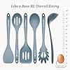 Starpack 'Like a Boss' XL Premium Silicone Cooking Utensils Set (6 Pcs) 13" - Heat Resistant Kitchen Utensils 600°F - Non-Stick Silicone Utensil Set - Large Kitchen Utensils Set for Cooking & Serving #3