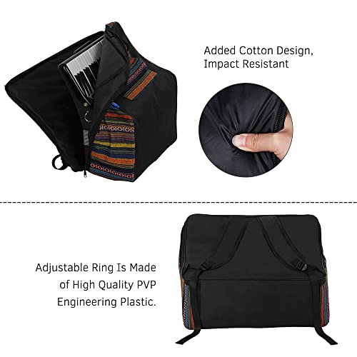KOCAN Musikinstrumentenzubehör, IN-106 National Style Akkordeontasche Gig Bag für 48-120 Bass Akkordeons Zubehör für Keyboards