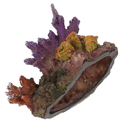 SUPVOX Fish Tank Decor Small Coral Decoration Aquarium Accessories Vivid Resin Model