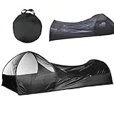 Nukinp Tent, Foldable Single Person up Tent, Waterproof Proof Fine Mesh, Portable Bug Net for Camping Outdoor 82.7x41.3x27.6