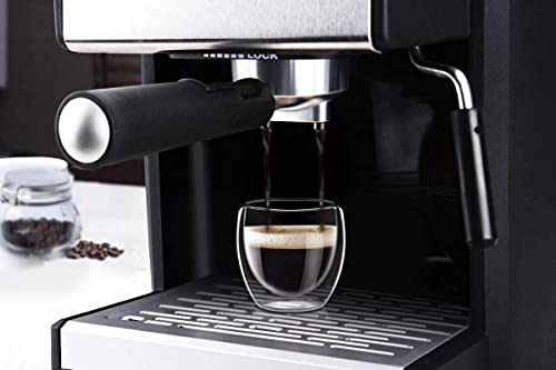 P-PLUS INTERNATIONAL 4 Pack Espresso Cups, 80ml Double Wall Thermo Insulated Espresso Cups, Glass Coffee Cups (Pack of 4) - Image 7