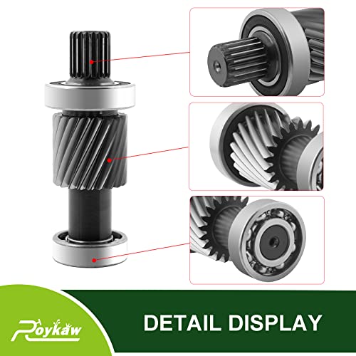 Roykaw EZGO TXT Input Shaft Kit for 1988-1990 & 1994-up Electric Golf Cart Models, 19 Splines/21 Tooth, 1.5\" Diameter Gear, Replaces OEM # 26926-G01, 26926G01, 28095-G01, 28095G01, 612556 - Thumbnail 2