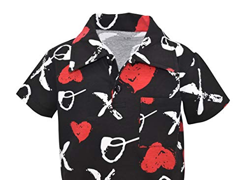 Image of Unique Baby Short Sleeve Collared Boys Polo Shirt, Toddler Kids Polo Shirts