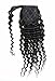 Ms Fenda Hair Raw Remy Virgin Peruvian Human Hair Natural Color Afro Kinky Curly Hair Piece Clip-in Top Closure Ponytail