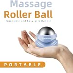 Ice Therapy Massage Roller Ball, Manual Massager for Trigger Point, Deep Tissue Massage, Alleviating Muscle Tension and Pain Relief, Suitable for Neck, Back, Shoulders, Arms, Legs, Thighs etc