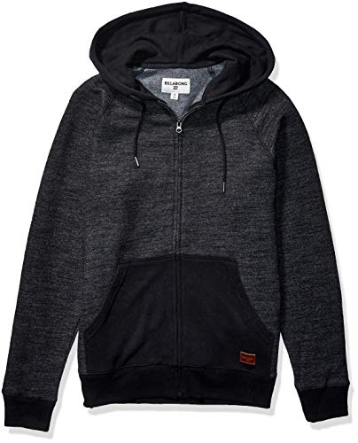 Billabong Men's Balance Zip Hoodie, Black, M