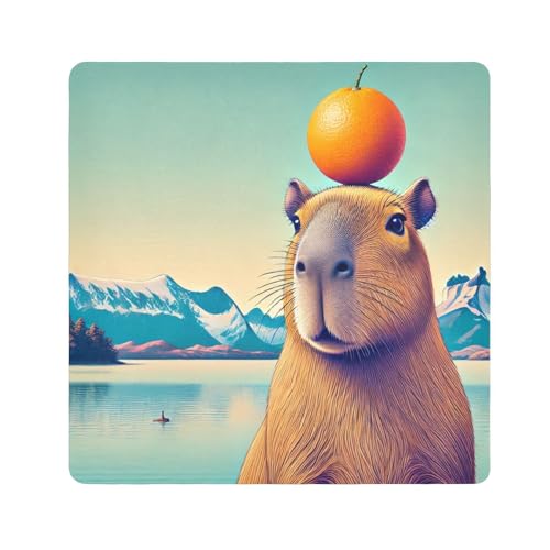 Joko Ivery Capybara Orange Mountains Camera Lens Wrap 21.7