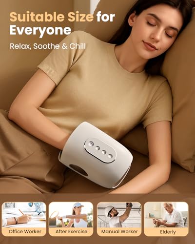 50% Off Puboo Heated Hand Massager with Compression & 3 Modes