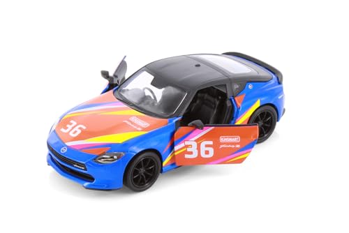 Modelo a escala 1:36 Nissan Fairlady Z KiNSMART Azul miniatura 2