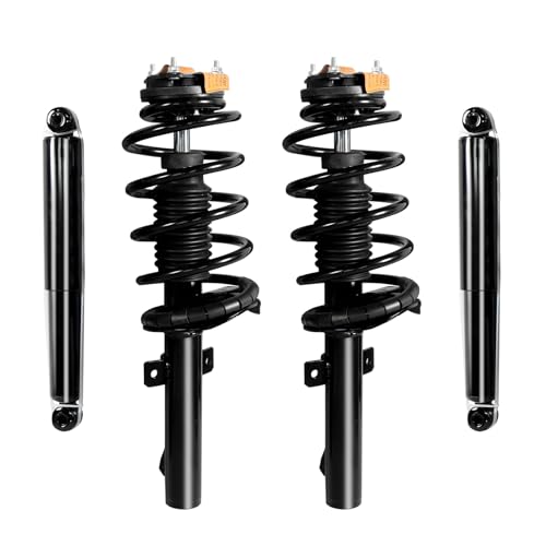 Peforway 4PCS Front and Rear Strut & Spring Assembly Fits for Ford Transit Connect 2010 2011 2021 2013 Shock Absorbers Replacement 172479 349113 SR4560 SR4561