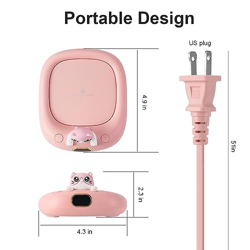 Smart Coffee Mug Beverage Warmer + Cat Mug Set - Image 9