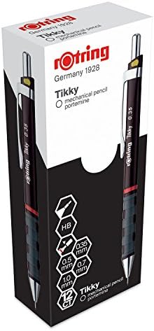rOtring Tikky cienkopisy (HB, 0,5 mm) 12 szt. w pudełku neonowo-żółty