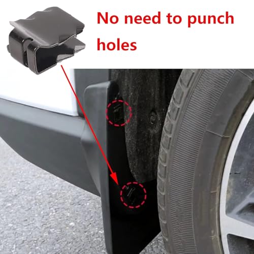 Guardabarros de coche para BYD SONG PLUS DMI que evitan salpicaduras y daños 4