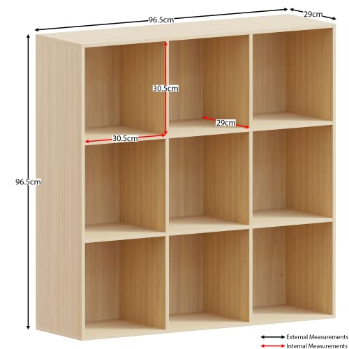 Durham 9 tier cube bookcase