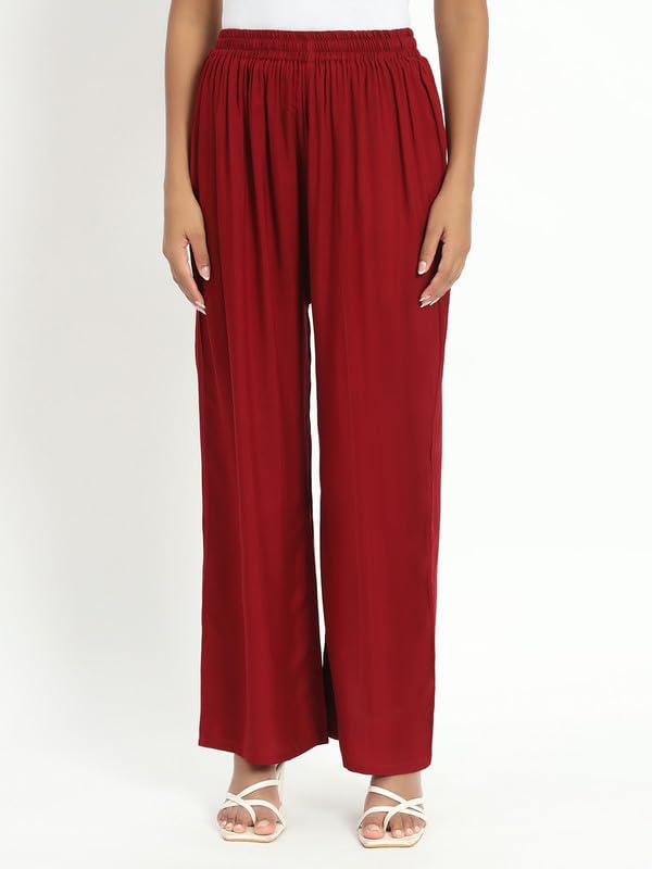 Image of Soft Colors Relaxed Fit Pocket Palazzo
