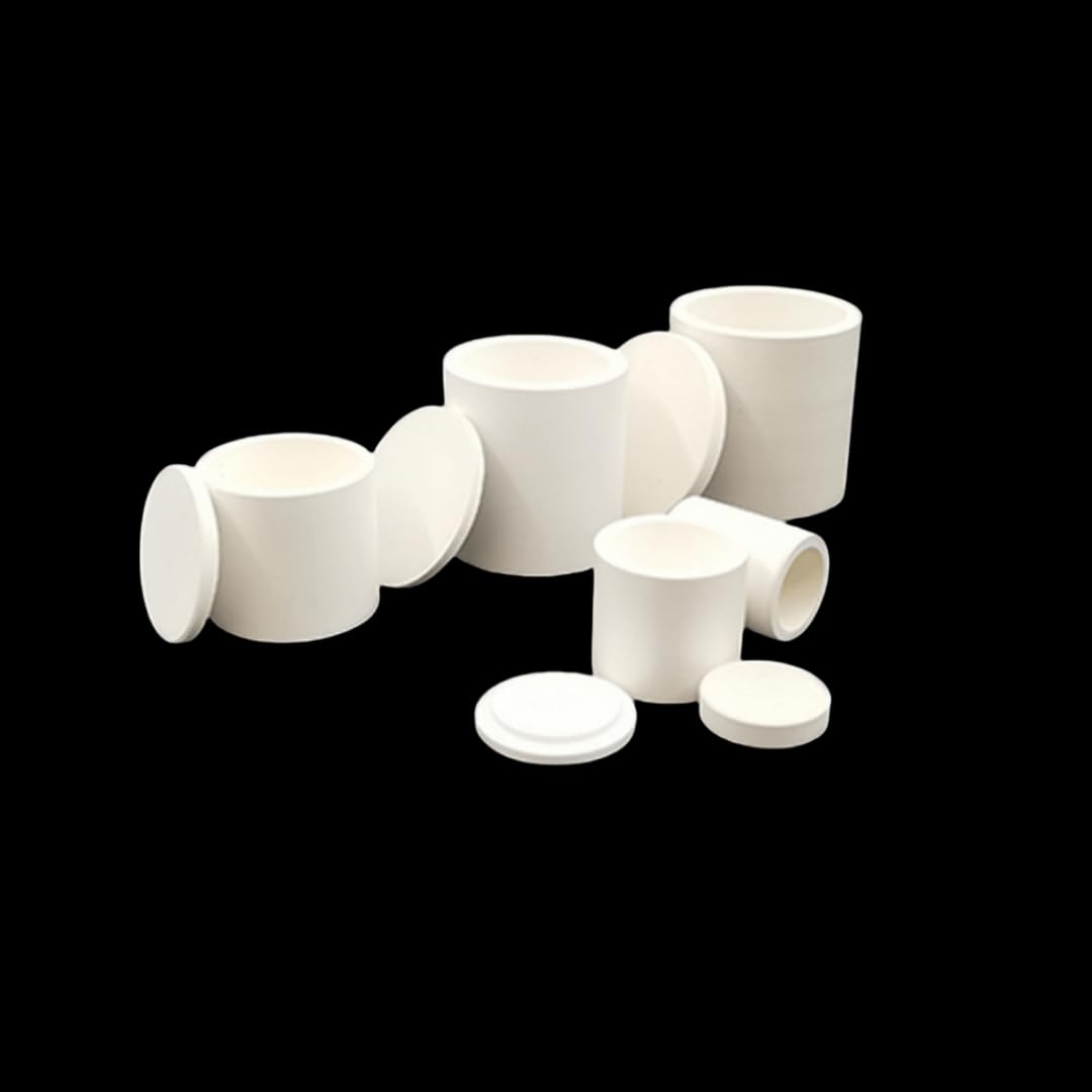 Crogiolo ceramico in nitruro di boro ad alta temperatura - Crogiolo for forno BN durevole for fusione di metalli, fusione di silicati, 1 pz.(3ml*20 * 16 * 18mm)