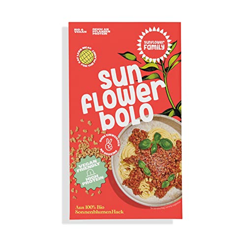 sunflowerFamily sunflowerBOLO SonnenblumenHACK "Bolognese" mit Gewürzmischung, 131 g, bio Cover