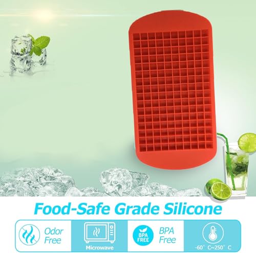 Bandeja de silicona para mini cubos de hielo miniatura 5