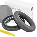 Produktbild Geekria Ohrpolster für Bose SoundTrue QC35, QC25, QC2, QC15, AE2, AE2i, AE2w Around-Ear-Kopfhörer, Ersatz-Ohrpolster, Ohrpolster, Ohrpolster, Reparaturteile, Dunkelgrau