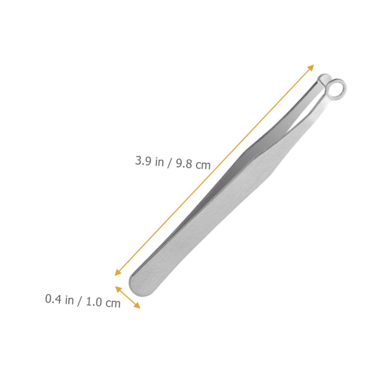 VICASKY Nasal Clippers Metal Nose Hair Clip Reusable Stainless Steel Construction for Home or Salon