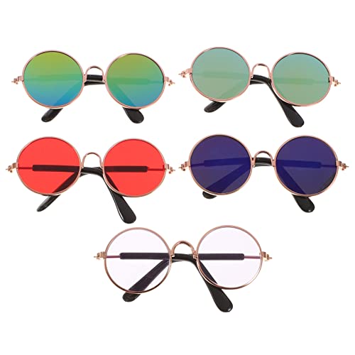 EXAOMBLE Doggy Sunglasses Pet Glasses Uv Protection Dog Goggles Doggy Goggles Pet Accessories