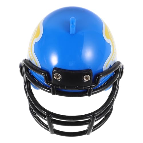 Generic Miniature Hockey Helmet Keychain Realistic Collectible Model for Sports Fans Unique Desk Decor Souvenir for Football Hockey Enthusiasts Detailed Sports Memorabilia