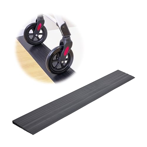 PEPE Mobility Threshold Ramp (39) 100 cm Wide Non-Slip Surface, Cut-to-Size, Indoor Use, Wheelchair Ramps for Doorways, 2 cm in Height