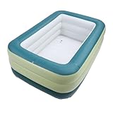 Piscina para Niños y Adultos, Piscina Familiar de Tamaño Completo con Bomba para Césped de Patio Trasero, Piscina Inflable para Niños y Adultos, Fiesta de Verano Al Aire Libre e