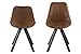 Amazon Brand - Movian Arendsee - Juego de 2 sillas de comedor,...
