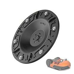 Compatible avec : Worx Landroid L L800 PLUS (WR148E), L1000(WR147.1), L1000(WR147E.1) Disque de rechange pour tondeuse à gazon Installation facile : les disques de tonte sont conçus pour une installation rapide et simple, permettant un remplacement f...