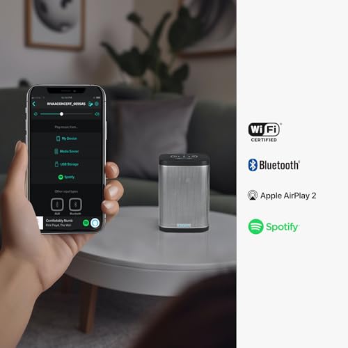 RIVA-Upgraded-Concert-Wireless-Smart-Hi-Fi-Speaker-with-Alexa-Built-in-6-Drivers-50W-Voice-Control-Multiroom-Music-System-Support-Airplay-2-Spotify-Streaming-Wi-Fi-Bluetooth-Black