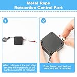 Retractable Bird Leash, with 5 Different Size Foot Ring and Feeder Box, Anti-Bite Parrot Harness Bird Flight Training Rope for Budgies, Cockatiels, Psittacula Longicauda, Mini Macaws (19.69Ft) - Image 4