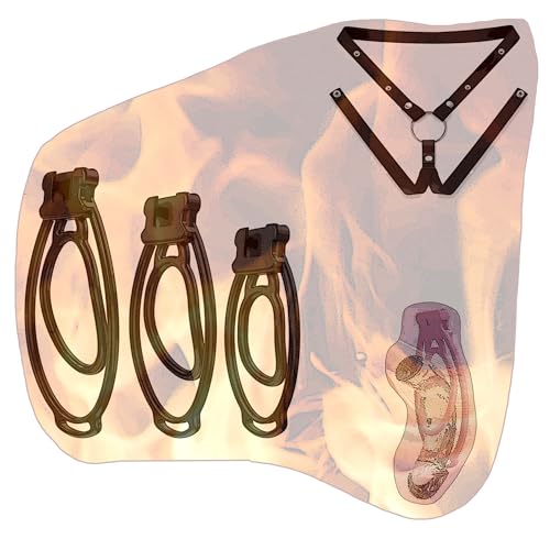 Jaula Protectora Invisible, Clip Ligero para Fitness con Cinturón de Yoga, Juego de 3 Clips y 1 Cinturón - A12ES (Negro)