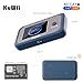KuWFi Mobiler WLAN Router 4G+ LTE Cat 7 bis zu 300 Mbps mit SIM Karte & Farb-LCD, Tragbarer Hotspot für Business & Outdoor (3000 mAh/12h, 10 Geräte, Dual-Band, internationales Roaming, Frequenz-Lock)