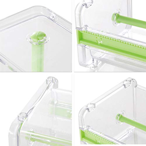 Blusea cortador de fita adesiva, organizador de suporte de fita para rolo de fita, dispensador de ro