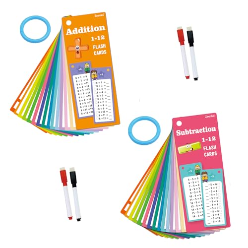 ◆Materiali di alta Qualità: Queste schede flash delle tabelle dei tempi sono realizzate in cartone addensato di alta qualità, il disegno è chiaro, il colore è brillante, impermeabile e non sbiadisce, garantendo un uso frequente a lungo termine.