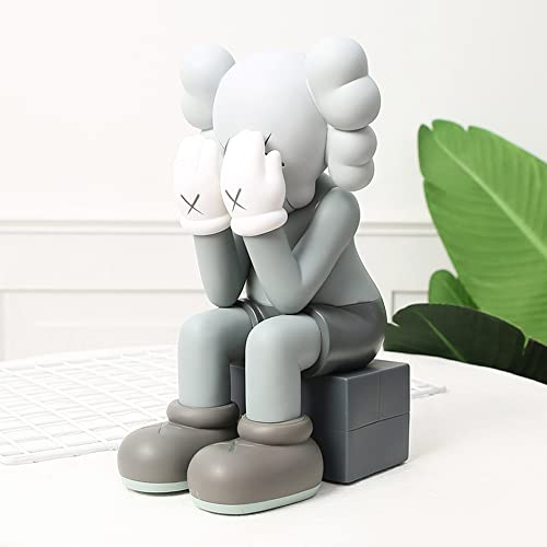 MATECa KAWS Modellkunst-Spielzeug, Actionfigur, kreativer Cartoon-Figur, Kaws Moldel-Statue, Heimdekoration für Fernsehschrank, Wohnzimmer, Schlafzimmer