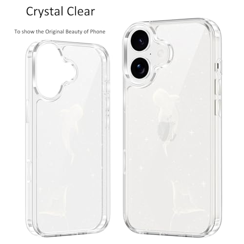 Coque iPhone 17 transparente esthétique silicone souple motif baleine - 5