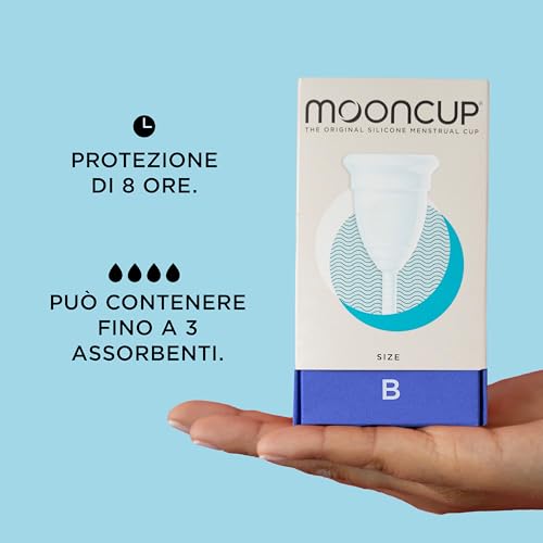 Original Mooncup Silicone Menstrual Cup - Size B for Heavy Flows - Image 2