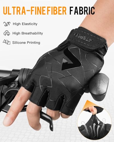 ATERCEL Cycling Gloves for Men Women