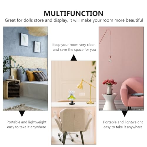 TOYANDONA 4 Stück Puppenkleidung Form Kleid Puppenständer Puppen Displayhalter Actionfigur Ständer Schaufensterpuppe Modell Ständer Zubehör für Puppenkleider Puppenhaus 15Cm