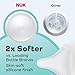 NUK Perfect Match Fast Flow Soft Silicone Nipple with Anti-Colic Vent, 2 Pack, BPA Free