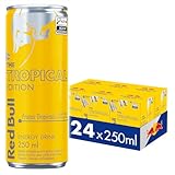 Pack de 24 Latas Red Bull Energético, Tropical, 250ml