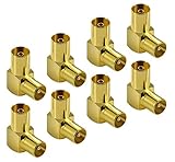 Adecuado para todos los cables coaxiales comunes, cables de antena, tomas de antena, pasacables (pasacables para ventanas / puertas) con conexión adecuada